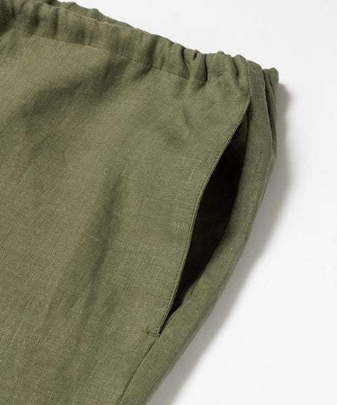 MR.OLIVE /SILKY LINEN / RELAX EASY PANTS ミスターオリーブ/シルキーリネン/リラックスイージーパンツ